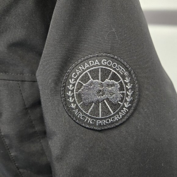 Canada Goose Sherridon Men's Parka Jacket Black - Size Small (Label 2073MB) - Picture 2 of 11